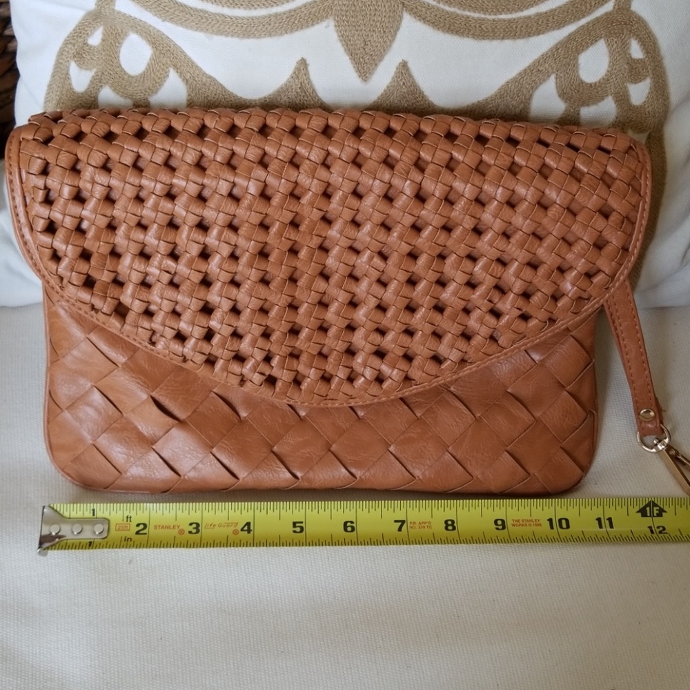 Urban Expressions wristlet/clutch camel nwot